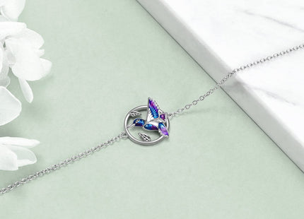 YFN Hummingbird Bracelet Gifts for Women Sterling Silver Hummingbird Bracelet Jewelry for Women