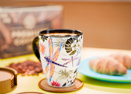 Color Changing Dragonfly Coffee Mug 12oz – Unique Dragonfly Gifts for Women