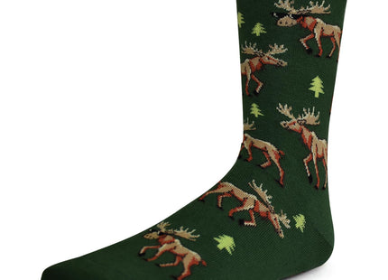 GOLIN Funny Moose Socks Humor Birthday Christmas Gag Gifts for Men Women