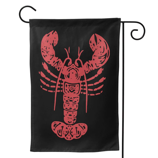 Tribal Maine Lobster Garden Flag 12.5"x18" Double Sided Small Flags for Outside Yard Outdoor Decor Wall Banner