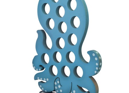 Made Easy Kit Front Facing Countertop Coffee Pods Holder Compatible with K-Cups, Coffee Bar Decor for Home Cafe (Blue Octopus)