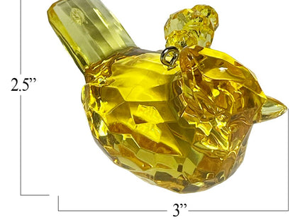Elskandi Yellow Cardinal of Hope Bird Ornament