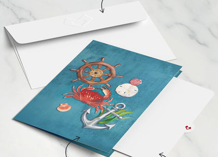 Lovepop Coastal Lighthouse Pop Up Card - 3D Nautical Seaside Greeting Card for Friend, Coworker, Retiree, Sailor (Retirement, Birthday, Thank You, Just Because) 5x7 with Envelope