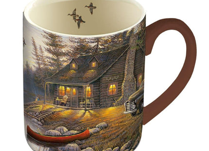 Lang Lake Retreat Mug by Sam Timm, 14 oz., Multicolored