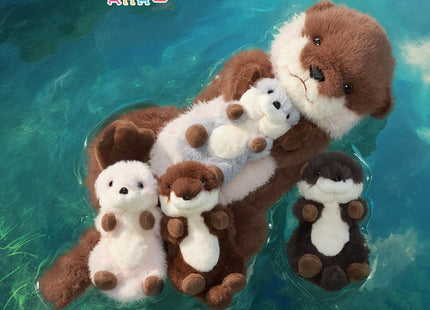 OUOZZZ 18.5" Otter Stuffed Animal 5-in-1 Otter Plush Toy for Girls Boys