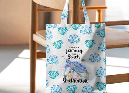 CSHVJ Sea Turtle Tote Bag Turtle Gifts for Women Friend Beach Bag