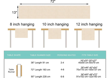 YMCAFZ Summer Beach Dining Table Runner, Coastal Sea Swimming Ring Ball