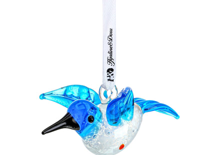Blown Glass Hummingbird Ornament for Tree