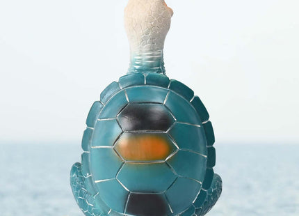 Boobezeen Sea Turtle Meditation Yoga Decor, Zen Resin Statue & Garden Figurine of Meditating Turtle — Coastal Beach & Home Office Desk Decorations, Calming Gift for Mom (Blue Prayer)