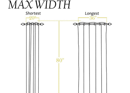 Ocean Wave Door Curtain for Doorways Privacy, Hawaiian Beach with Foamy Waves Doorway Curtain, Sea Shore Holiday All Season 30%-50% Blackout Curtains, Coastal Nature Theme Door Drape, 42" W X 80" L