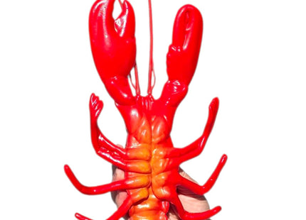Realistic Red Lobster Decoration 11 Inch (1 Pack) Artificial Plastic