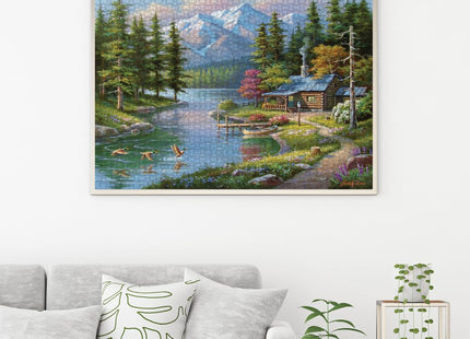 Anatolian Puzzle - Resting Canoe, 1500 Piece Jigsaw Puzzle, Code: 4554, Multicolor