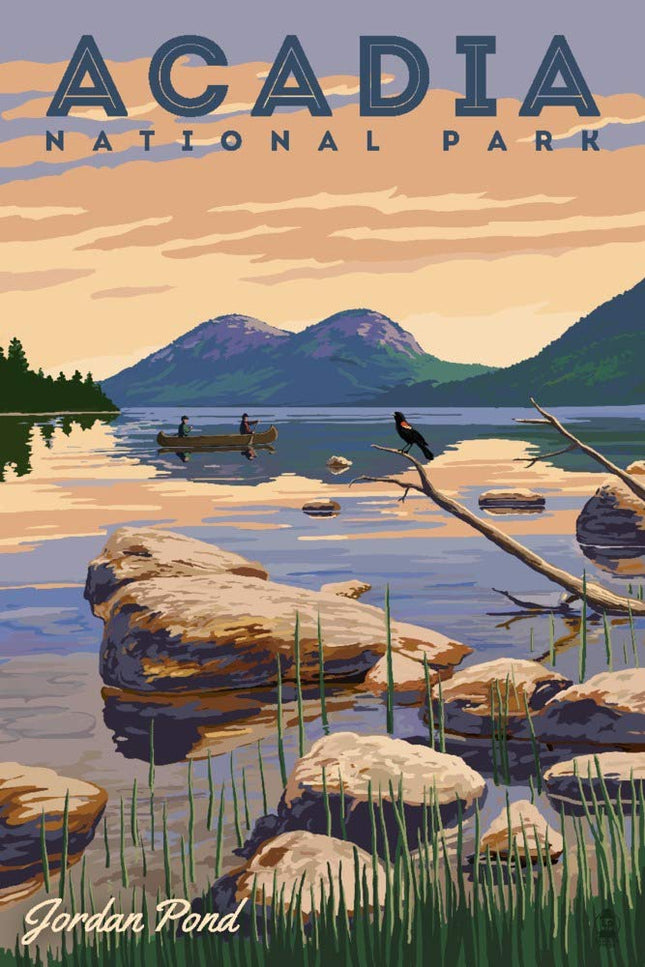 Lantern Press Acadia National Park Jordan Pond Puzzle, 1000 Pieces