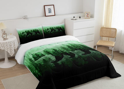 Feelyou Bear Bedding Set Kids Forest Comforter Set Boys Girls Decor
