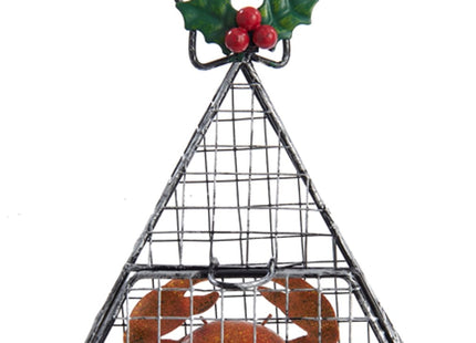 Kurt Adler Wire Hanging Cage with Crab Christmas Ornament