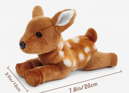 OROZCOR Deer Stuffed Animal 8” Small Deer PlushToy Gifts for Kids Adults
