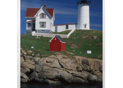 Nubble Lighthouse Maine ME 30x40 Double-Sided, or Wall, Indoor/Outdoor