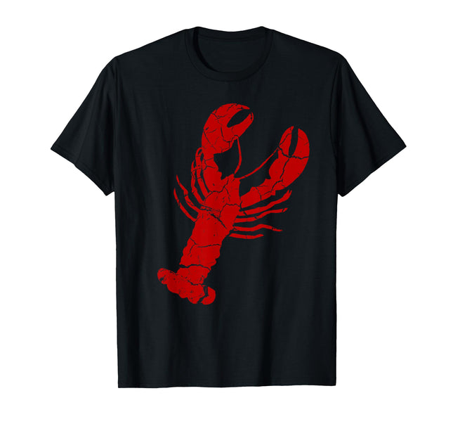 Vintage Lobster Print Shirt Red - Lobster T Shirt T-Shirt