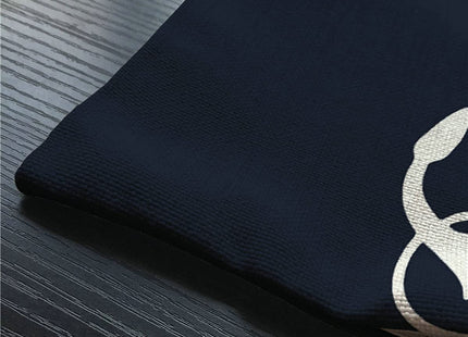 Smooffly Oblong Throw Pillow Case Navy Blue White Nautical Sailing Decor Anchor Cotton Linen Cushion Cover Sofa Armchair Bedroom Livingroom 12x20 Inch