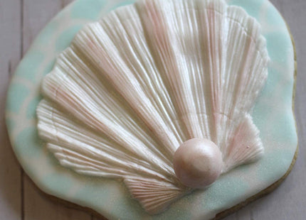 Katy Sue Clam Shell Silicone Mold for Cake Decorating & Crafts