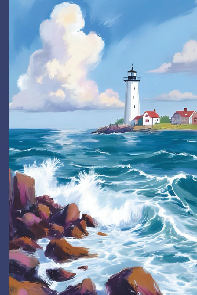 Maine Travel Journal: A lined 6x9 notebook to write about your trip to New England
