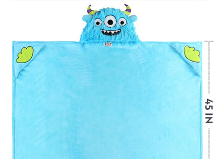 Lazy One Wearable Hooded Blanket for Kids, Animal Hooded Blanket (Moose)
