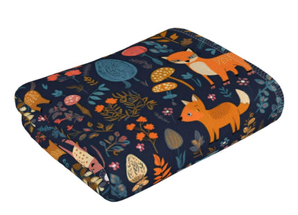Mount Hour Forest Owl Deer Hedgehog Fox Hand Towels Animal Face Towel Soft Guest Towel Portable Kitchen Tea Dish Towels Washcloths Bathroom Decor Housewarming Gifts 15.7" X 27.5"