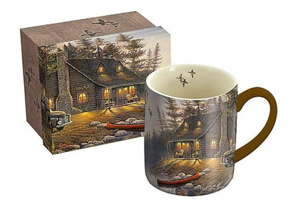 Lang Lake Retreat Mug by Sam Timm, 14 oz., Multicolored