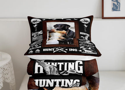 Feelyou Duck Hunting Comforter Hunting and Fishing Bedding Set for Kids Boys Girls Dog Hunter Comforter Set Wild Animal Inner Fill Duvet Set 1 Comforter Set with 1 Pillowcase Toddler Size