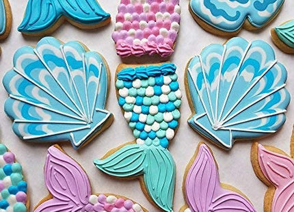 Ann Clark Mermaid Cookie Cutters Set of 3, Made in USA