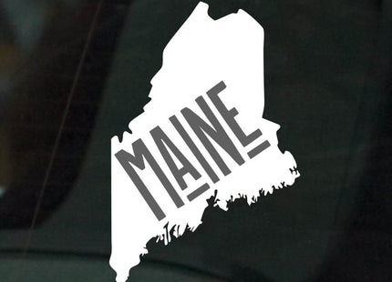 Nudge Printing United States of America Car Decals (Maine)