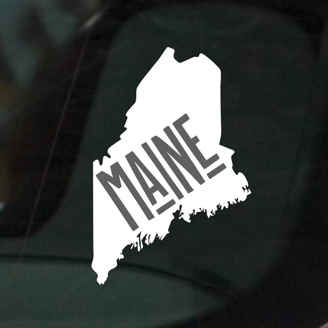 Nudge Printing United States of America Car Decals (Maine)