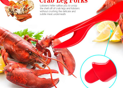 Crab Leg Crackers and Tools - Lobster Crackers and Picks Set