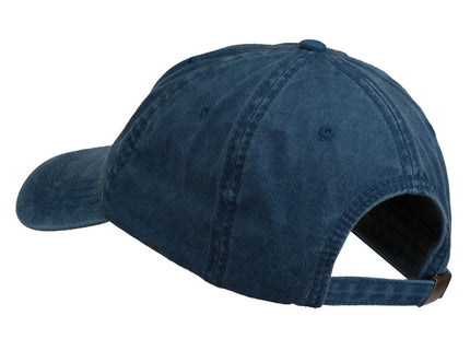 e4Hats.com Maine State Moose Embroidered Washed Dyed Cap - Navy OSFM