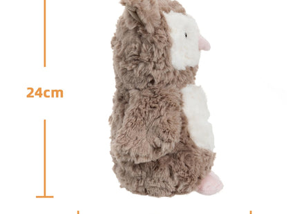 Apricot Lamb Toys Plush Brown Owl Stuffed Animal Soft for Kids Owl 9.5''