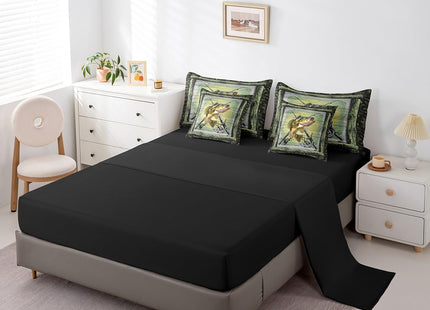 Feelyou Fishing Hunting Pike Bed in a Bag Twin Size Bedding