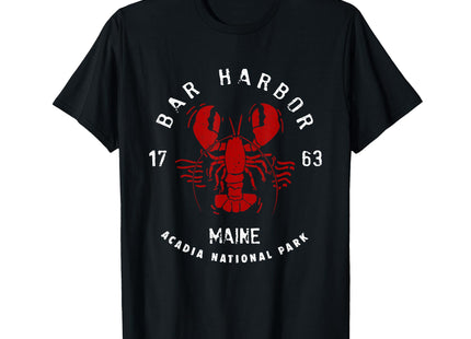 Vintage Acadia National Park Bar Harbor Maine Lobster Funny T-Shirt