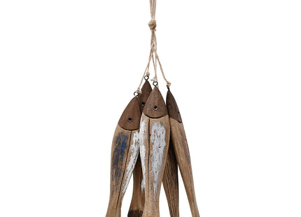 Rustic Wood Fish Home Decor Hanging Nautical Wall Decor