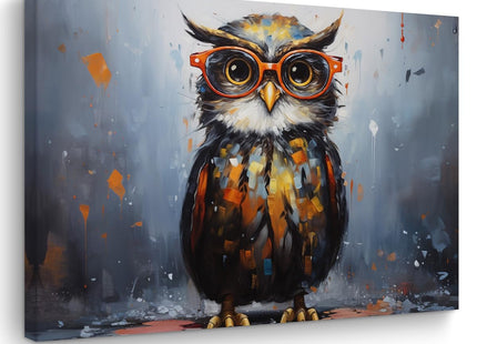 TBT Owl Decor Wall Decor Owl Gifts Canvas Wall Art Owls Animal Lovers Gifts
