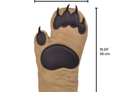 Genuine Fred Bear Hands Bear Paw Oven Mitts with Silicone Grip