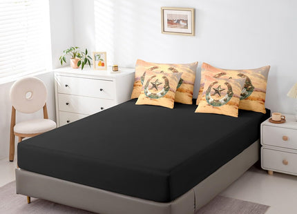 Erosebridal Taxas Stars 7 Piece Comforter Twin Size for Kids Boys