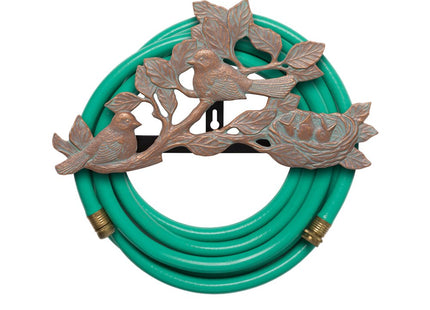 Whitehall Products Chickadee Hose Holder, Copper Verdi