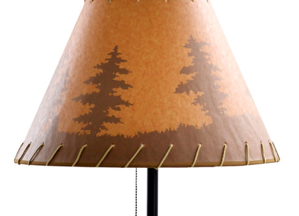 Catalina Lighting Rustic Cabin Lodge 3-Piece Table & Floor Lamp Set, LED Bulb NOT Included, 58", Forest Print, Set of 3