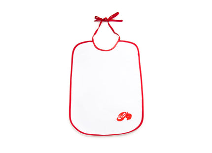 Nantucket Seafood Cotton Lobster Bibs, Set of 2 Adult Crab Bibs, 14" x 21"