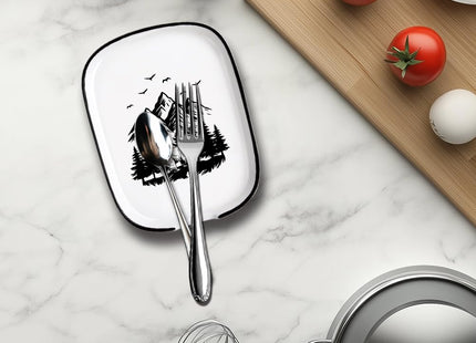 ANATTASOUL Bear Spoon Rest for Stove Top for Cooking Lover