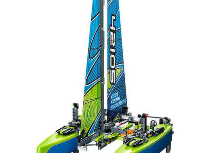 LEGO Technic Catamaran 42105 Model Sailboat Building Kit (404 Pieces)
