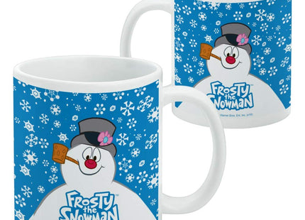 Frosty the Snowman Snowing Ceramic Coffee Mug Gift Mugs for, 11oz, White