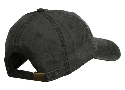 e4Hats.com Maine State Moose Embroidered Washed Dyed Cap Black
