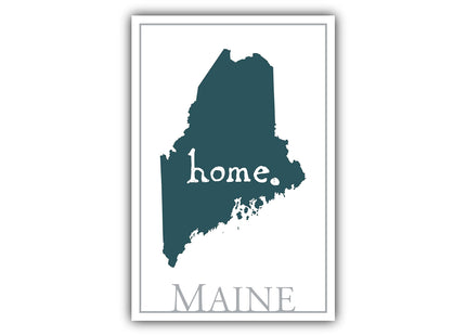 Maine Map Wall Art, Maine Modern Map Poster Print, City Map Wall Decor, Maine City Poster Print, Maine State Poster, Home Wall Decor, Poster - 12x18