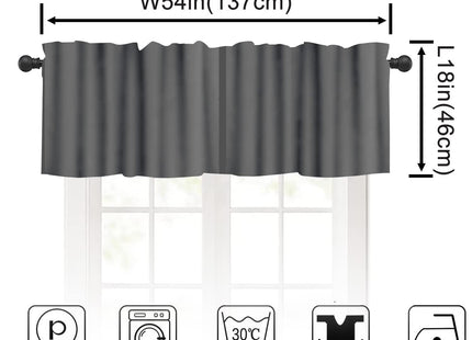 SENRUEGT Rustic Kitchen Valances for Windows,Retro Farmhouse Vintage Country Cabin Moose Deer Bear Rod Pocket Valance Curtain for Bedroom Living Room Cafe，54X18 1 Piece